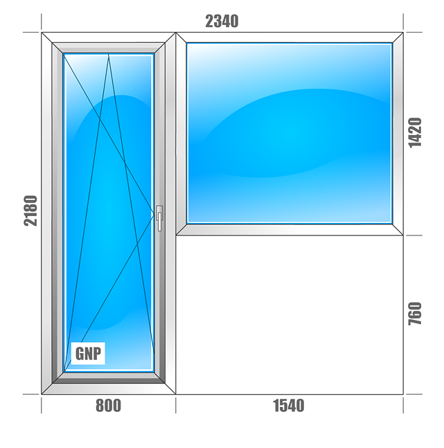 Aluplast IDEAL 2000 Langai