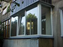 Balkono stiklinimas Plastiko konstrukcijomis, Vilnius