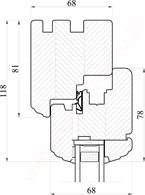  chassis bois, faux cintrage, belgian windows