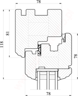  chassis bois, faux cintrage, belgian windows